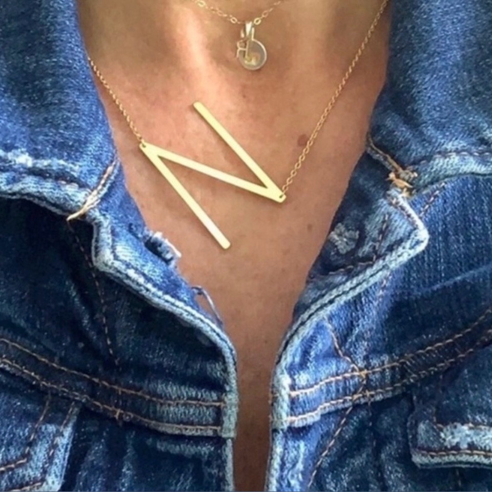 Initial “N” Necklace